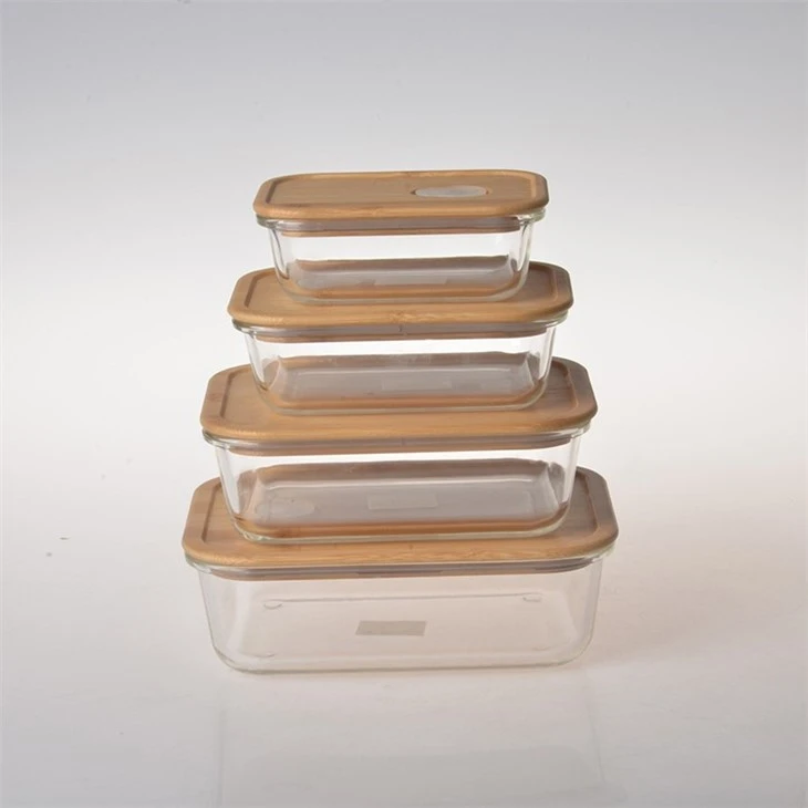 Glass Storage Containers With Clip Lid