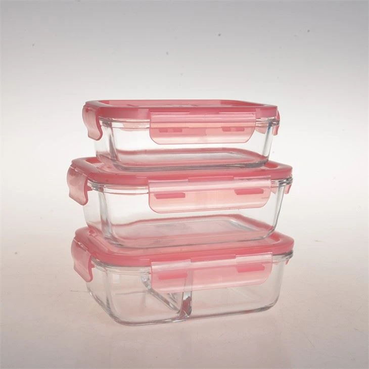 Glass Storage Containers With Clip Lid