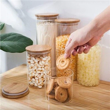 Borcan de sticlă borosilicată înalt