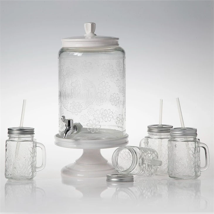 Glass Drink Dispenser For Wedding