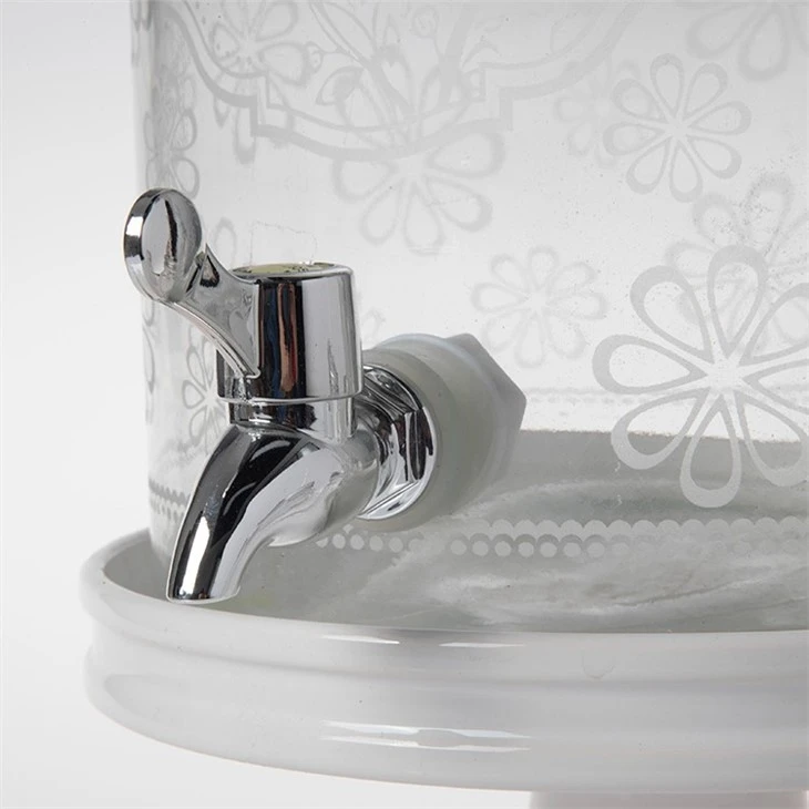Glass Drink Dispenser For Wedding