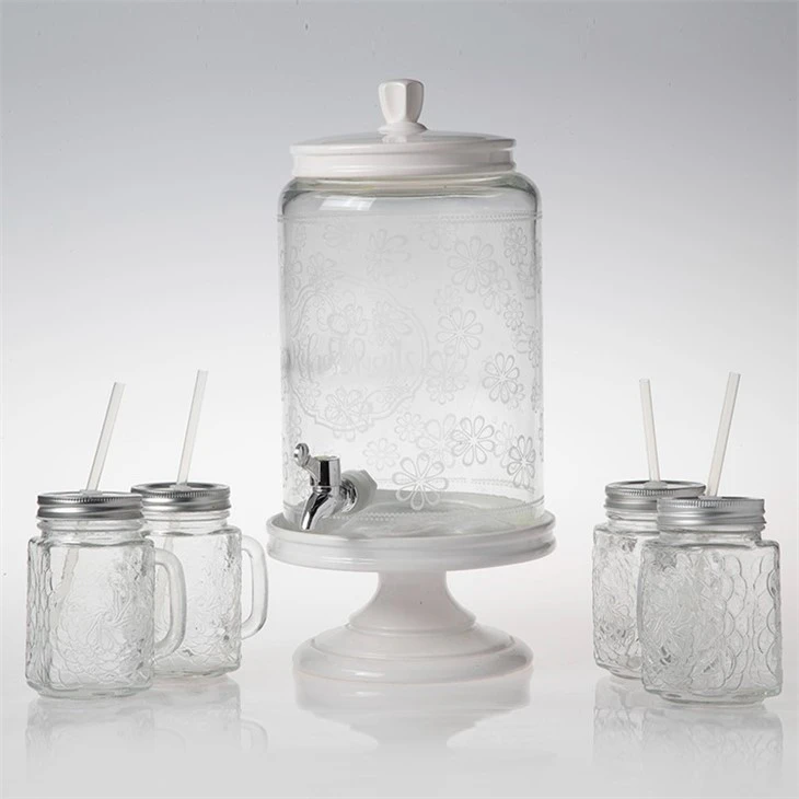 Glass Drink Dispenser For Wedding