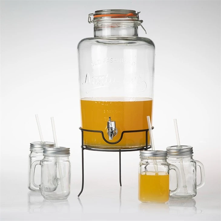Giant Mason Jar Beverage Dispenser
