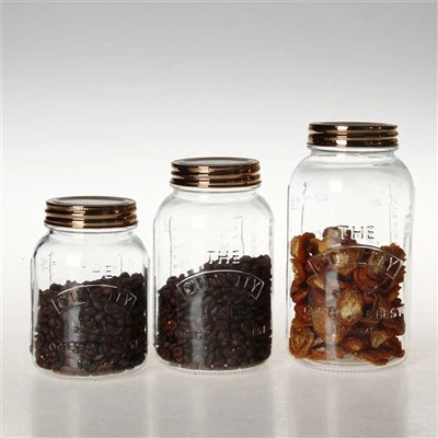 Capacele superioare cu șurub pentru borcane de sticlă